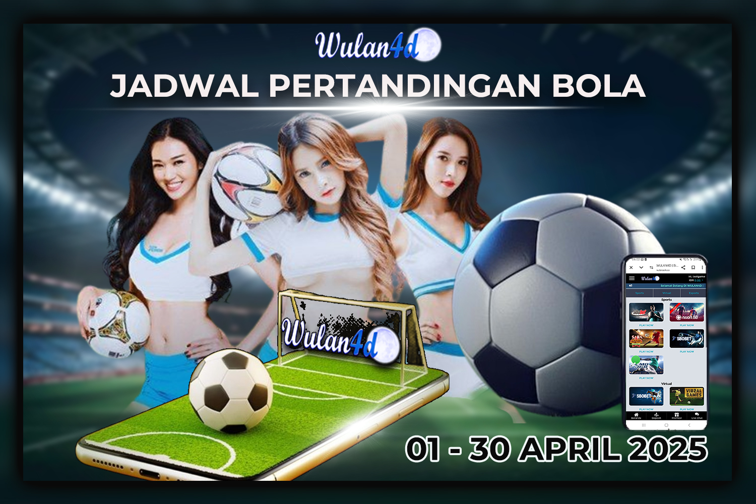 JADWAL PERTANDINGAN BOLA APRIL 2025