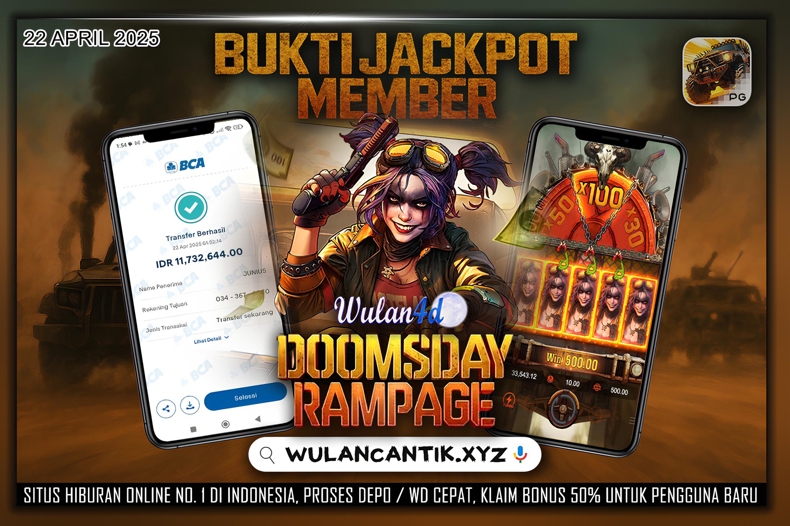 BUKTI KEMENANGAN MEMBER 22 APRIL 2025 (1)