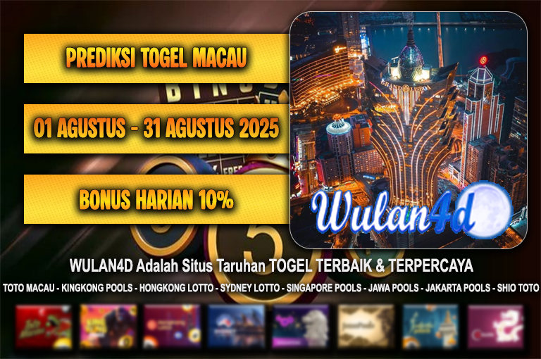 PREDIKSI TOGEL MACAU TANGGAL 14 AGUSTUS 2025